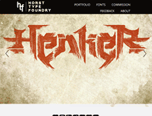 Tablet Screenshot of horst-art.com